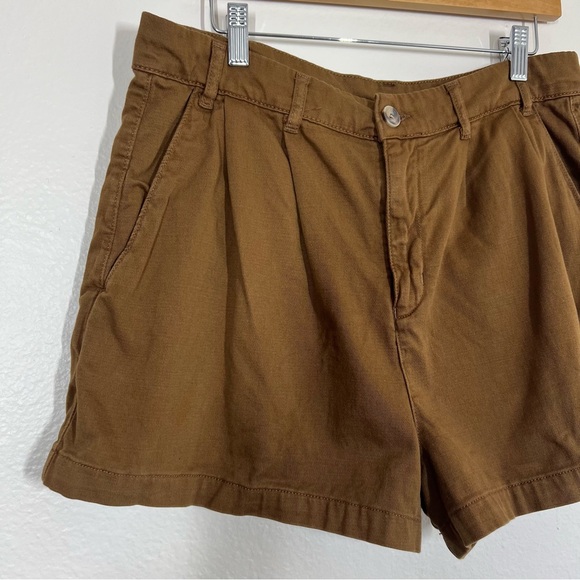 Free People Brown Tan Billie Chino Shorts - Picture 12 of 14